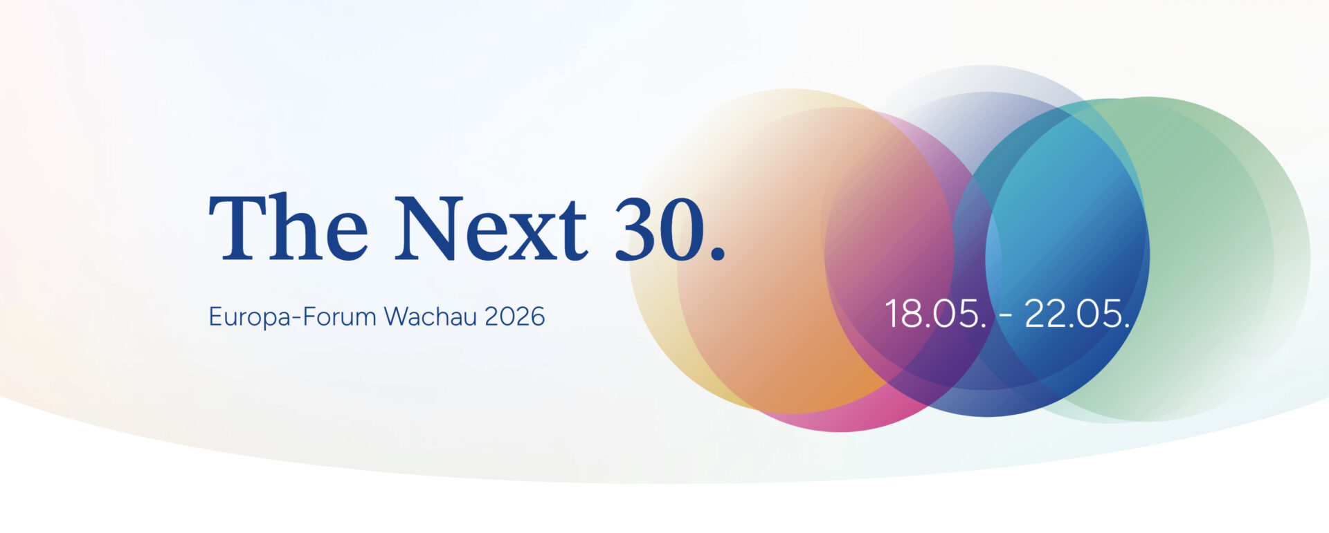 Europa Forum Wachau 2026 - The Next 30